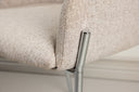 Chair Helora in Beige made of polyester-linen