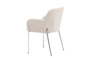 Chair Helora in Beige made of polyester-linen