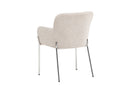 Chair Helora in Beige made of polyester-linen