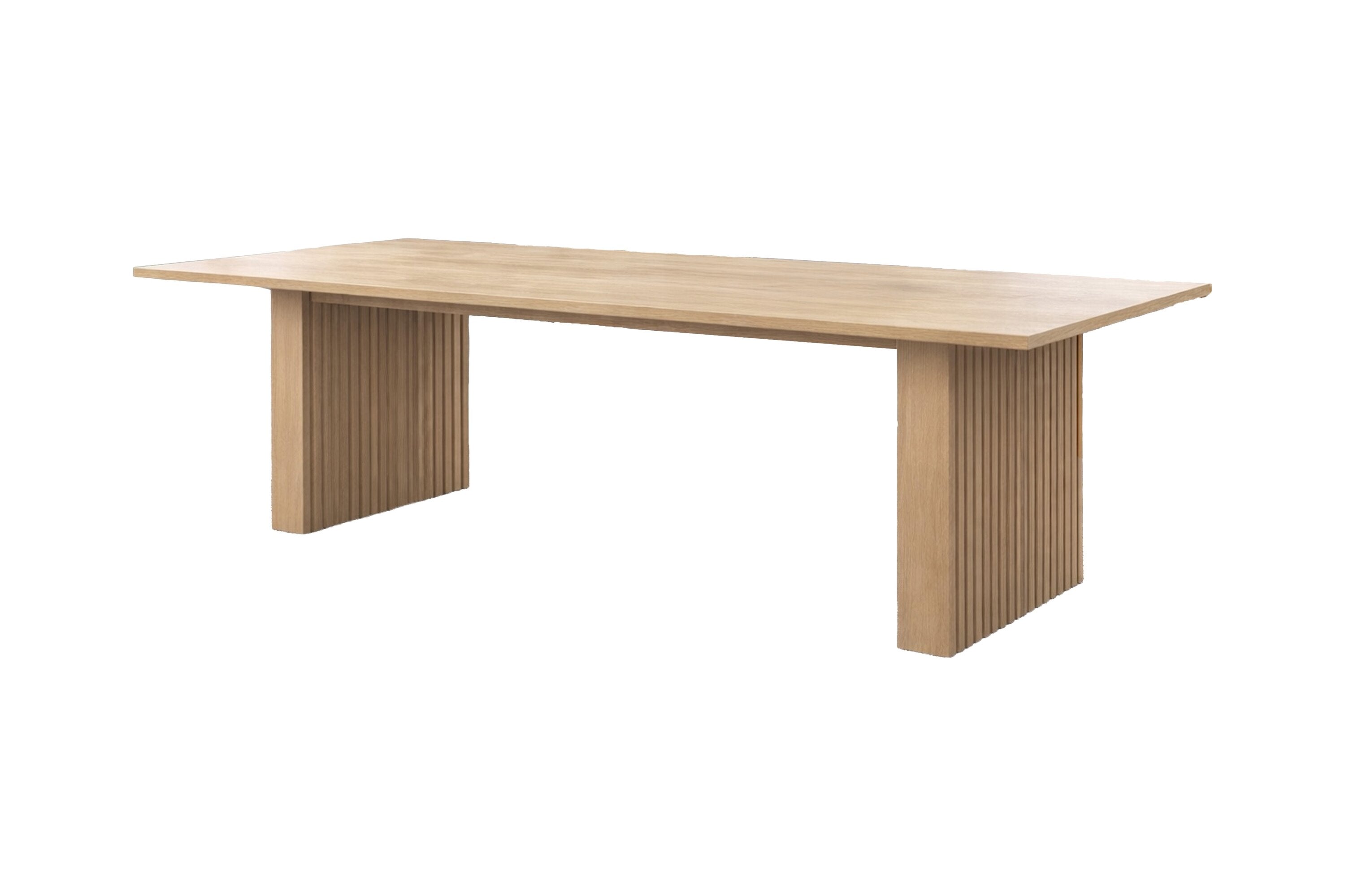 Dining Table Caleno - with Rubber Tree Wood Surface