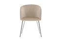 Chaise Natura - En velours polyester confortable