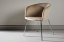Chaise Natura - En velours polyester confortable