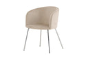 Chaise Natura - En velours polyester confortable