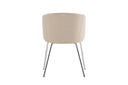 Chaise Natura - En velours polyester confortable