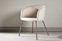 Chaise Natura - En velours polyester confortable