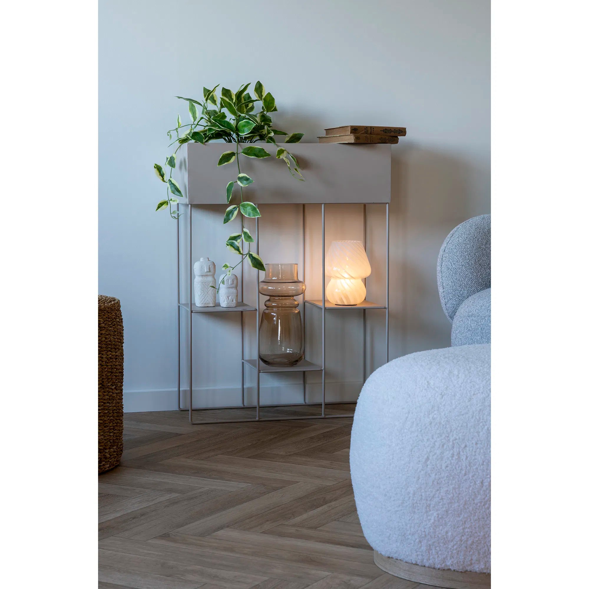 Table lamp "Vianzo" – glass design including light bulb