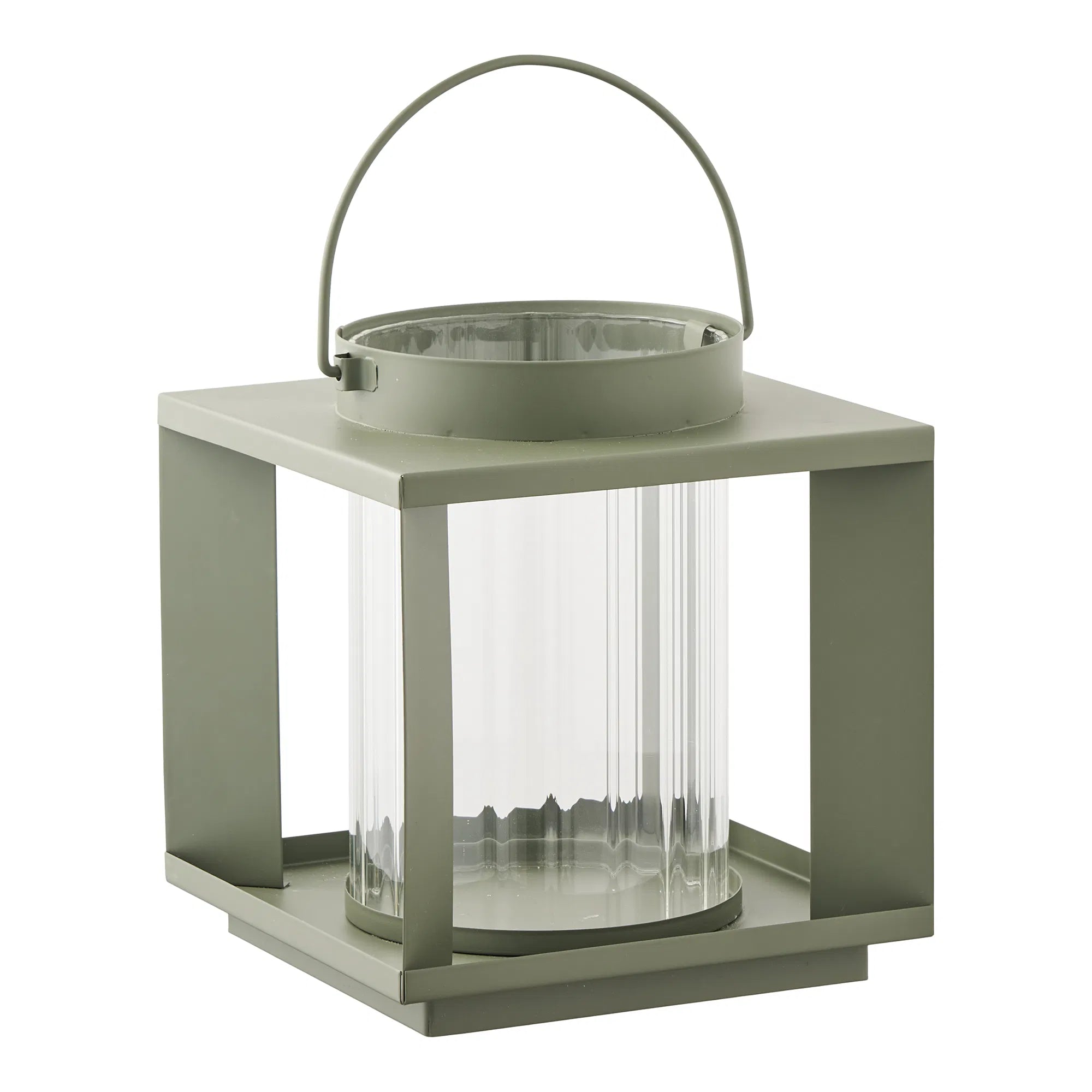 Lanterne à bougie Eirnova – fabriquée en Métal et en verre