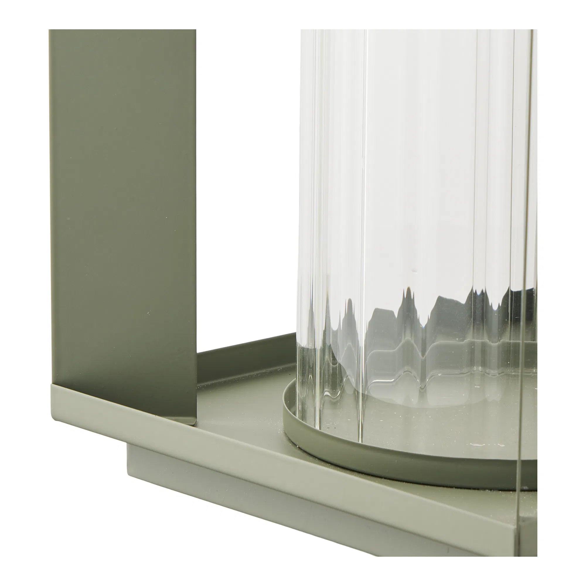 Lanterne à bougie Eirnova – fabriquée en Métal et en verre