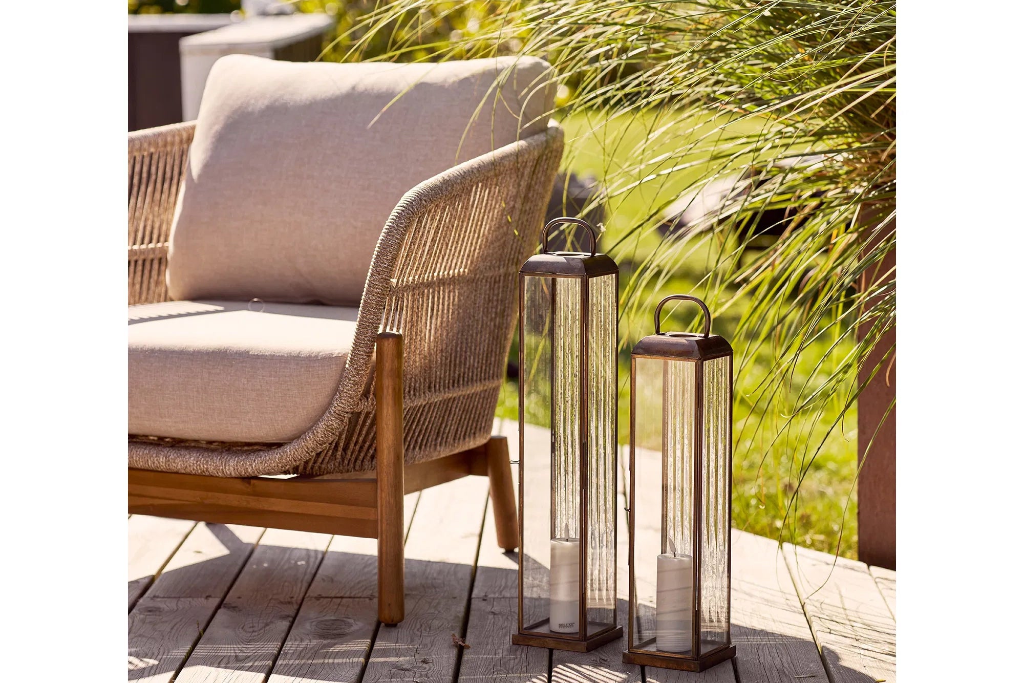 Gartenzänkelaterne Solmera – aus Metall a Glas hiergestallt