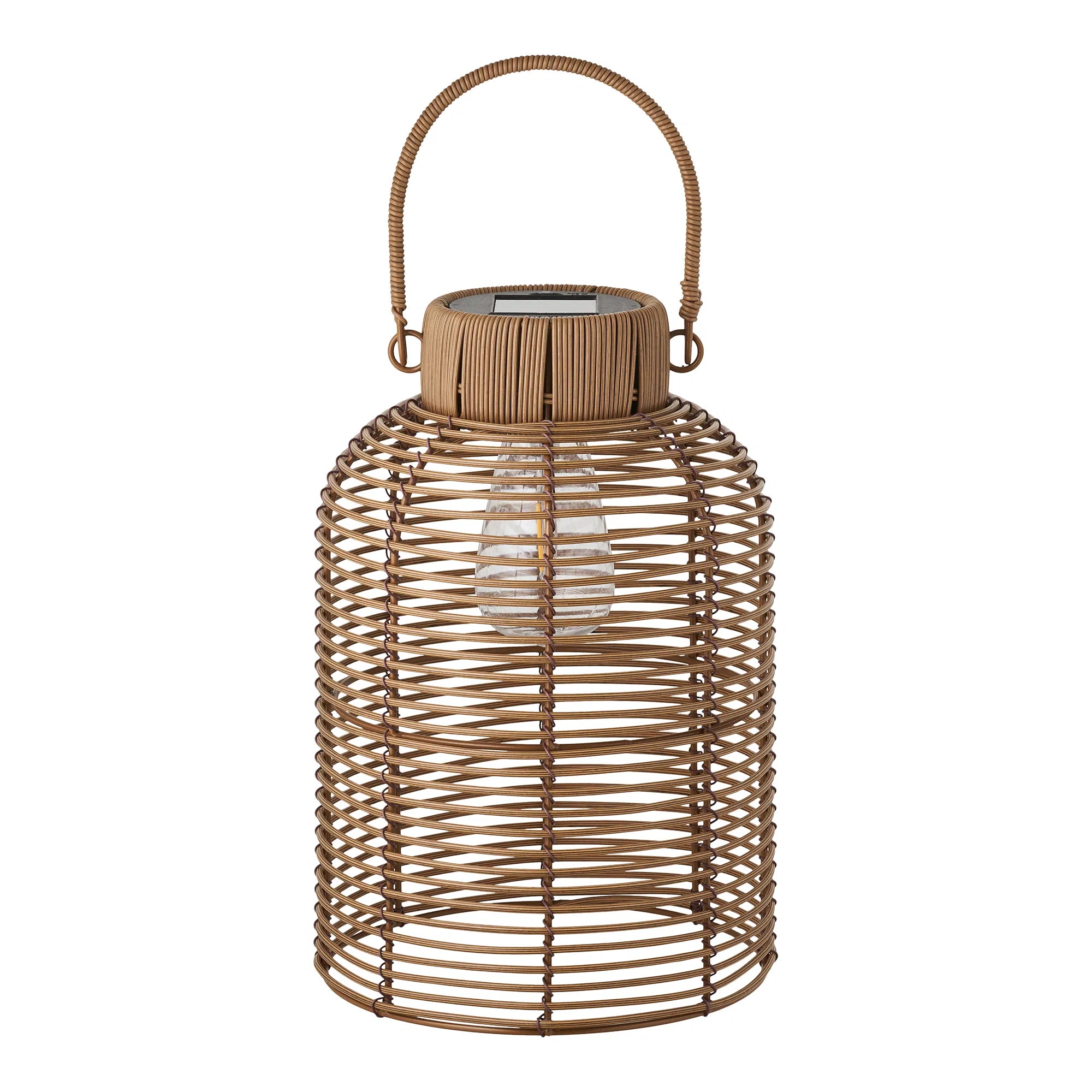 Solar-Dëschlampe „Brentford“ – Natierlechen Charme