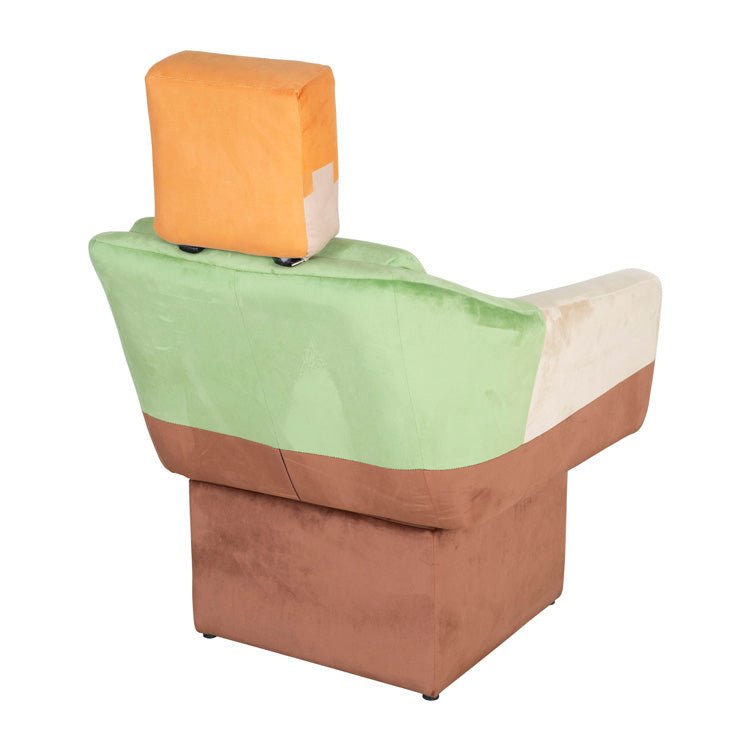 Minecraft swivel chair "Alex" – with armrests & headrest