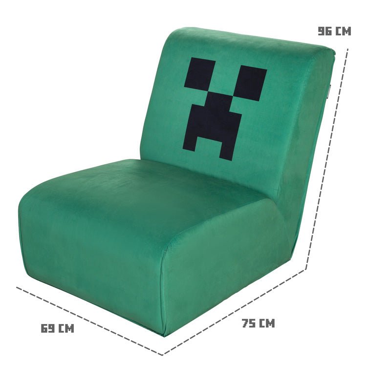 Minecraft swivel chair "Creeper" – with 360° swivel function & padding