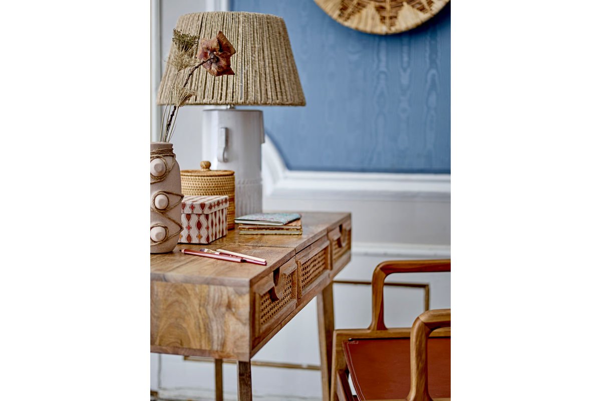 Lampe de table Cocoahead - avec corde en jute