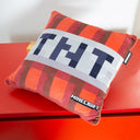 Minecraft Dekokëssen TNT Plush – mat Fëllung & Samtoptik