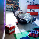 Minecraft cuddly blanket Glow – with glow-in-the-dark effect & soft fleece