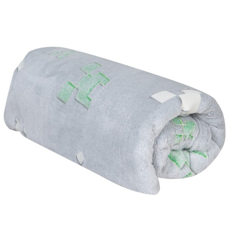 Minecraft cuddle blanket "Glow" – with glow-in-the-dark effect & soft fleece