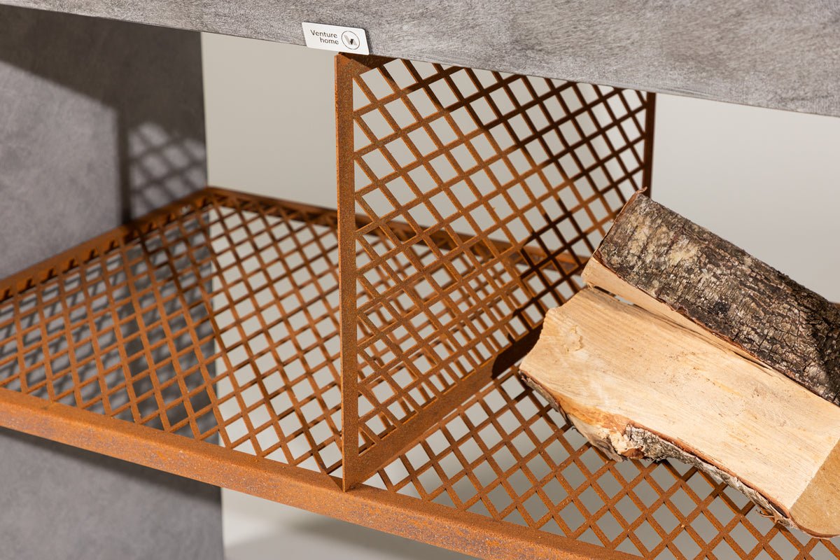Cuisine extérieure Sella - en aluminium gris clair avec barbecue inclus