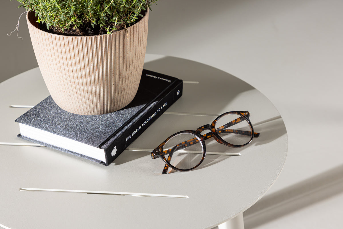 Garten Beistelltisch Amman -  Ø40 in der Farbe Beige