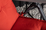 6er Set - Stuhlkissen Philly aus Polyester in Grau, Rot