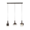 Pendant light Alveris – Smoked glass with color gradient in 3 different shapes