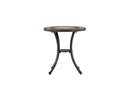 Coffee table Lejla - Ø60 with brown fiber cement tabletop