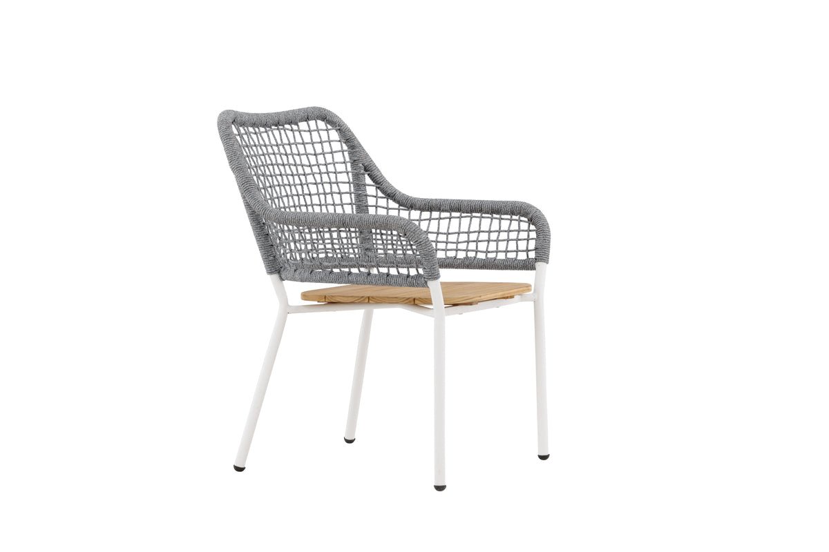 Garten-Loungesessel Amore - An Gro mat enger Sëtzfläch aus Teakholz