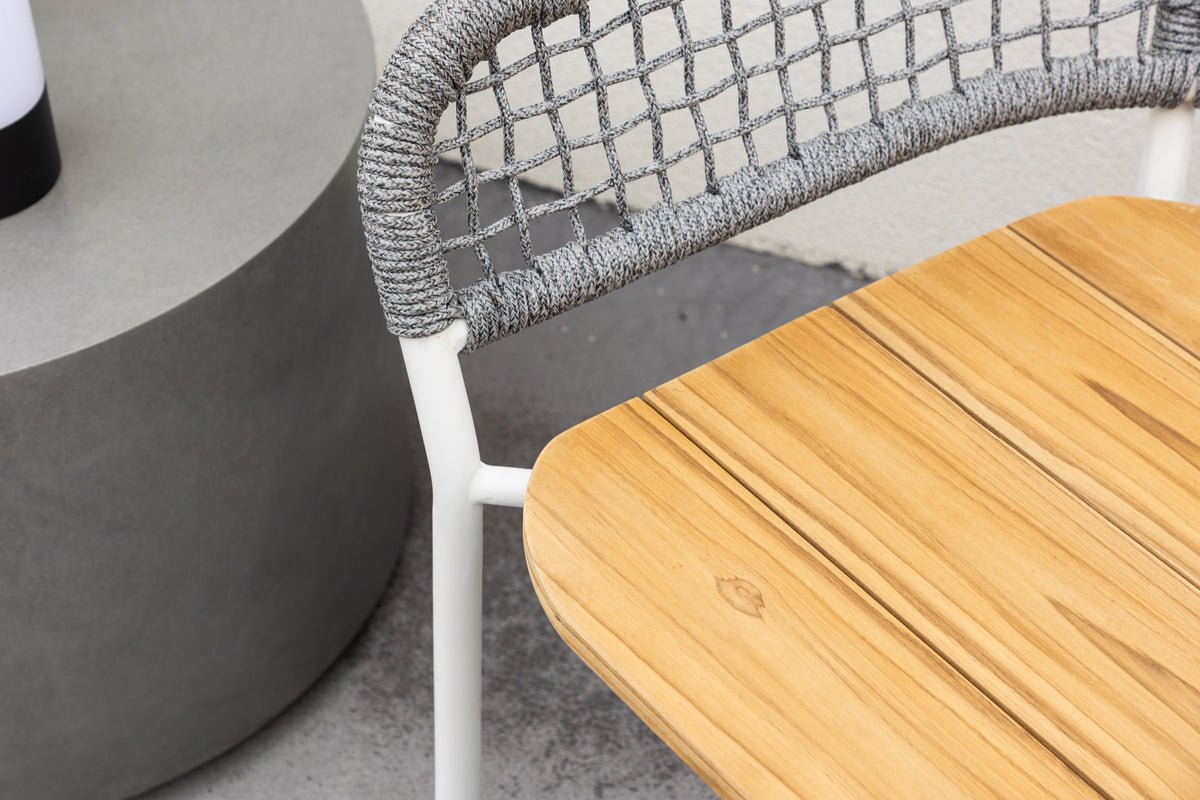 Garten-Loungesessel Amore - An Gro mat enger Sëtzfläch aus Teakholz