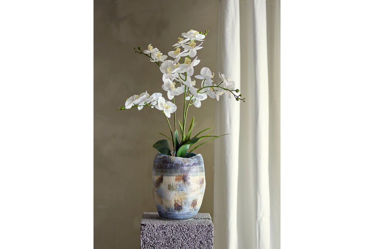 Vas „Blue Nonna“ – aus Steingutt