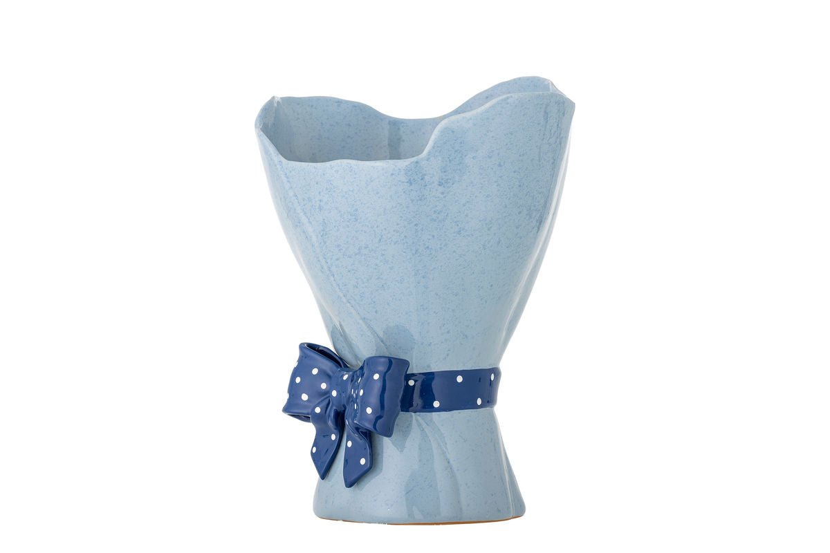 Vase "Florielle" – Blue Stoneware