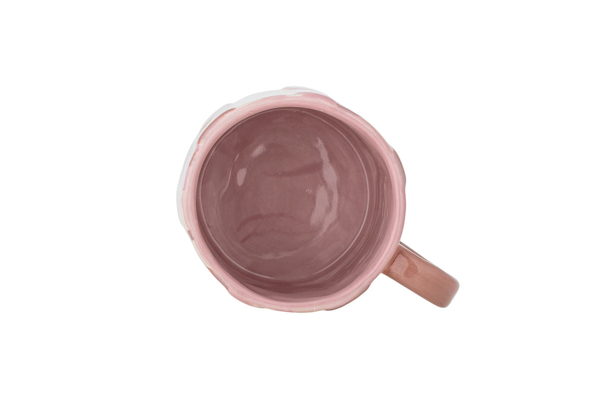 Becher Rosina – Hand-Painted Stoneware Mugs (Set of 4)