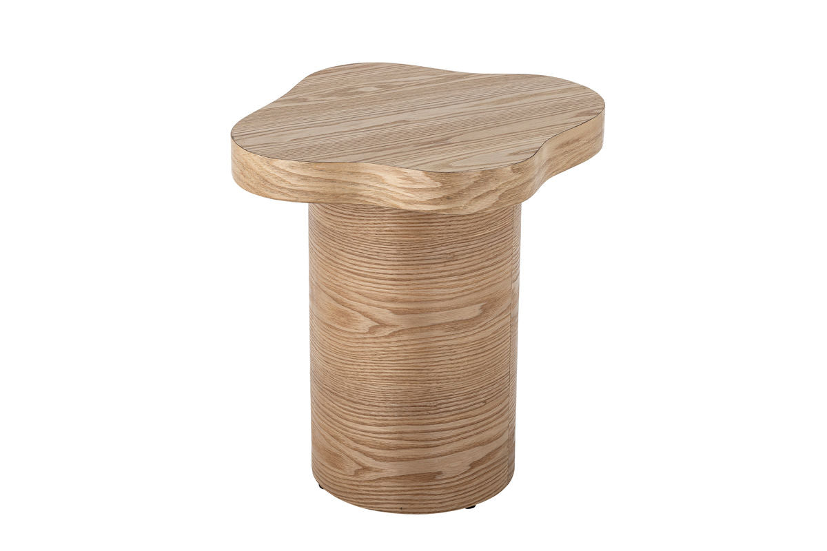 Side Table Margo – Cylindrical Design in Warm Natural Tone