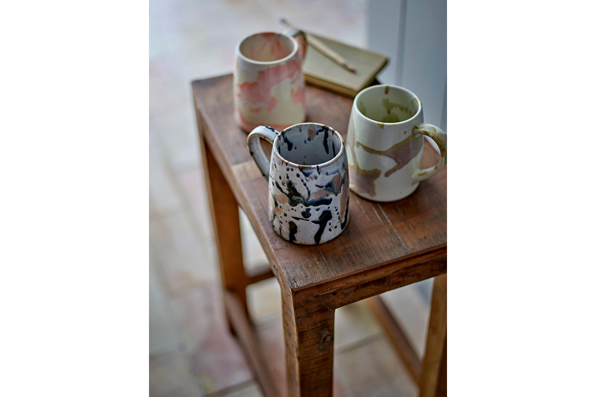 Jana Mug Set – Stoneware with Reactive Glaze (Set of 4)