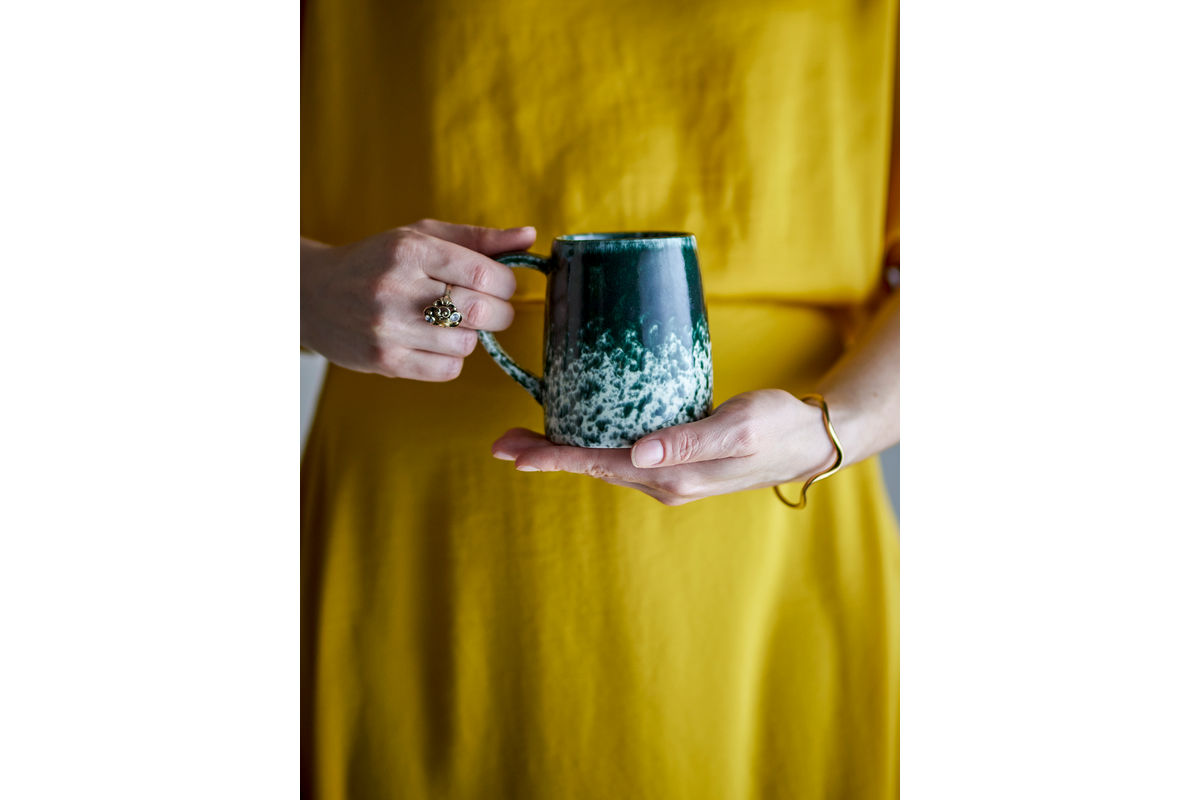 Jana Mug Set – Stoneware with Reactive Glaze (Set of 4)