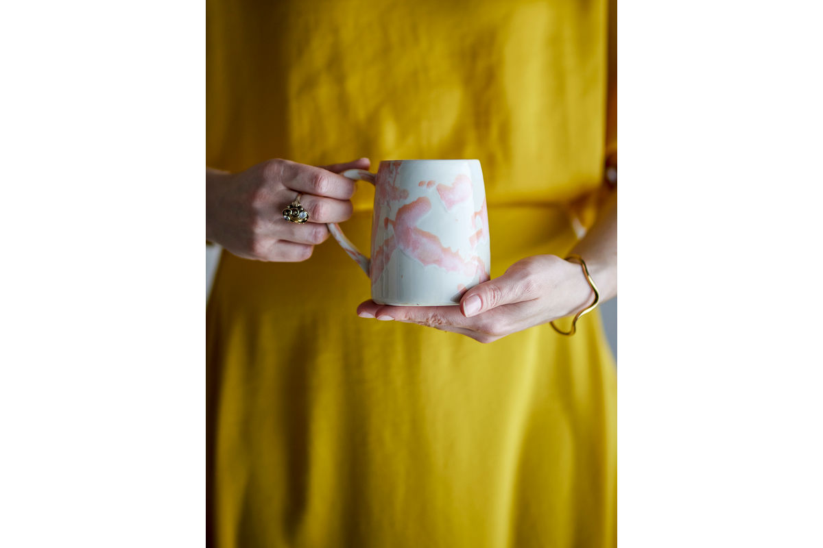 Jana Mug Set – Stoneware with Reactive Glaze (Set of 4)