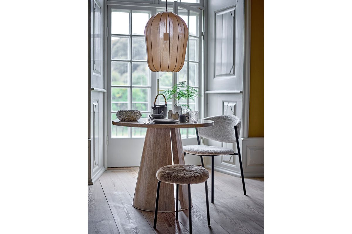 Suspension Pituq – Aspect tricoté aux tons naturels doux