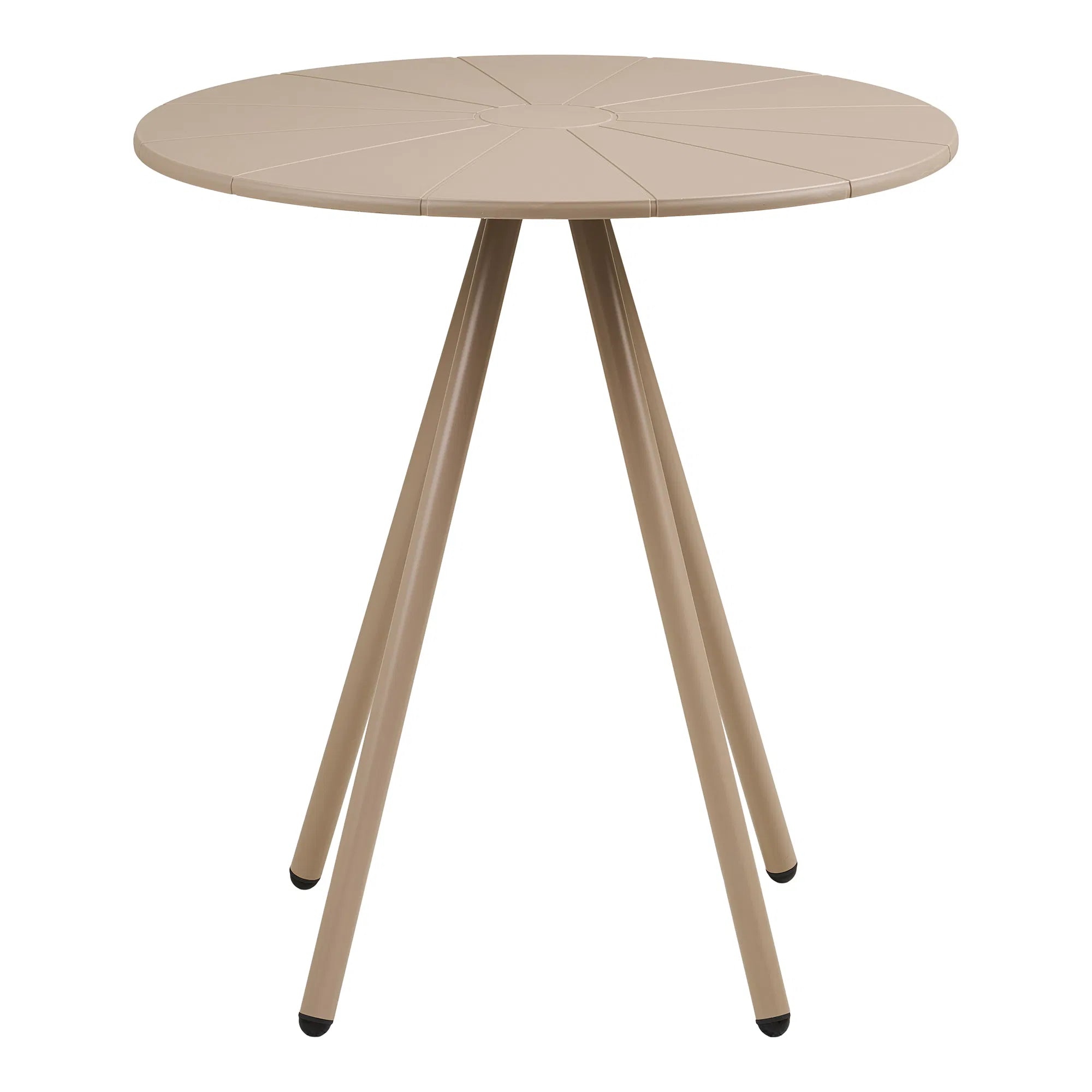 Garden Side Table Mavlina - made of Steel in Taupe
