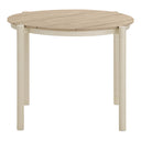 Table d'appoint de jardin Ylvorin - design élégant en Beige avec Bois