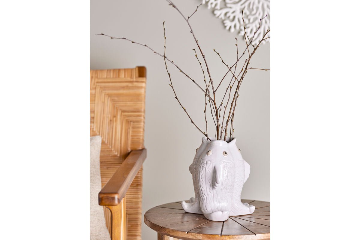 Vase "Ilvara" – White Stoneware