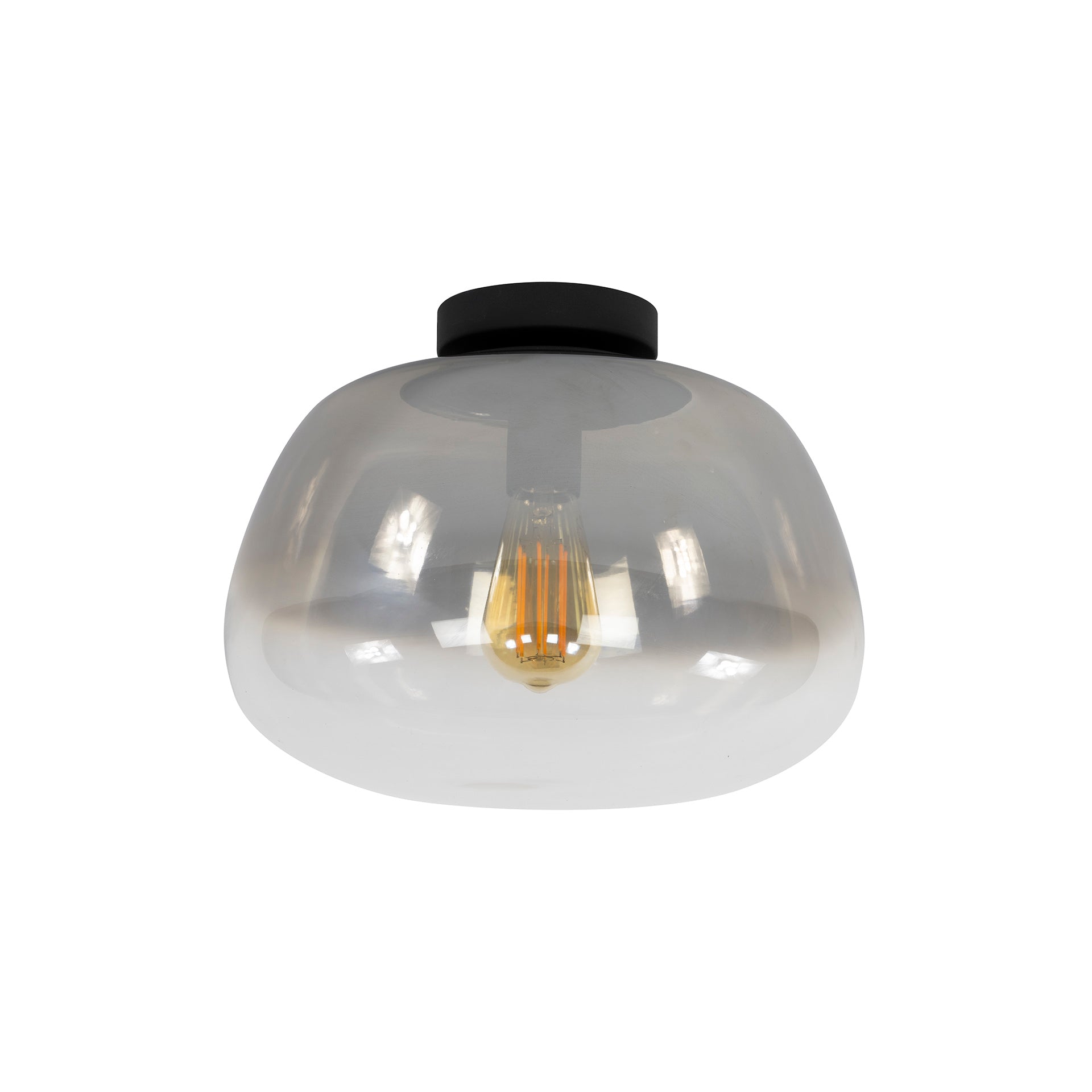 Ceiling light "Lunara" – Glass lamp with tinted shade