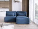 Designer-Ecksofa Tilia Cord mat Schloffunktioun a Stauraum