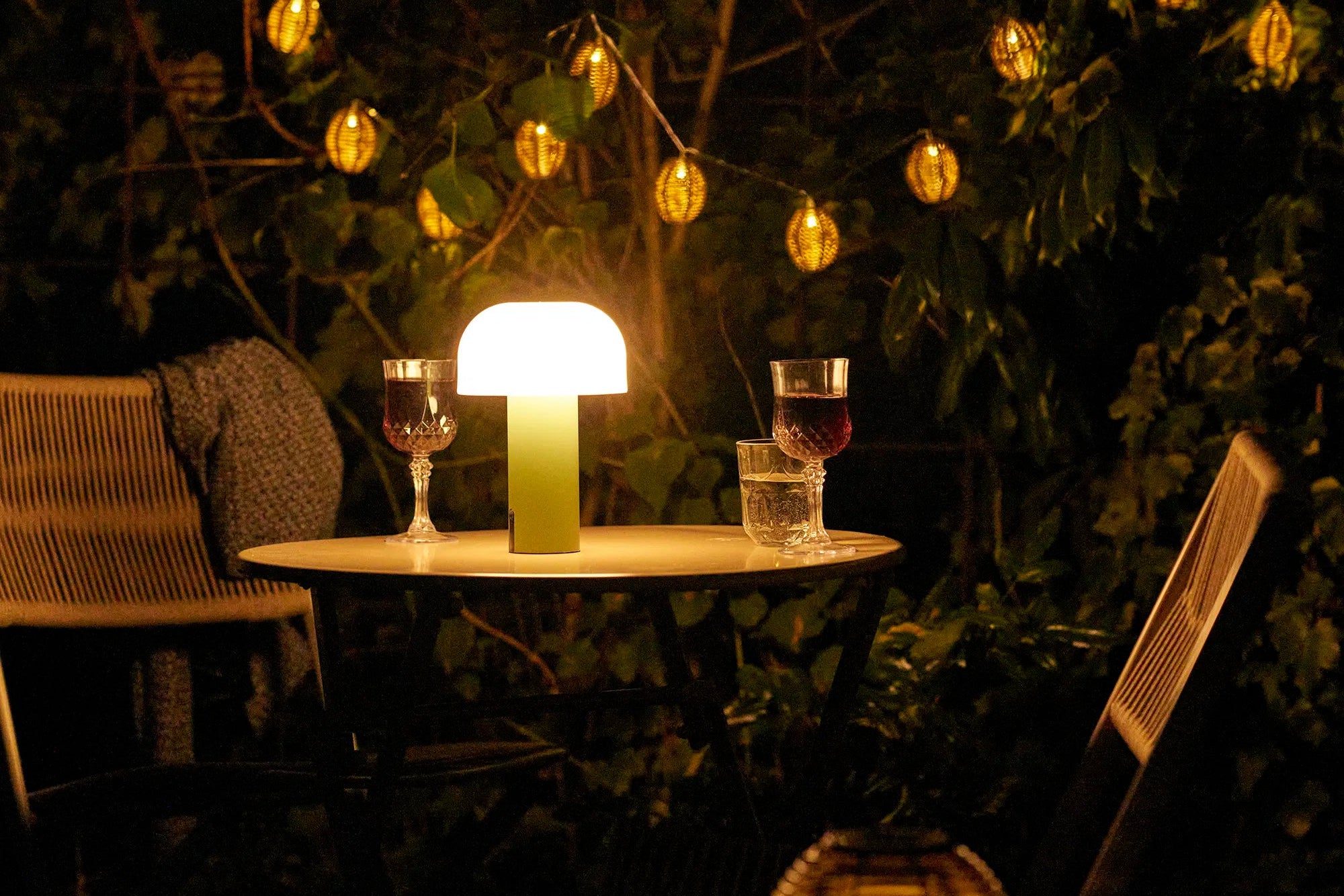 Garden Table Lamp "Keldenor" – Weatherproof for Balcony & Outdoor Area