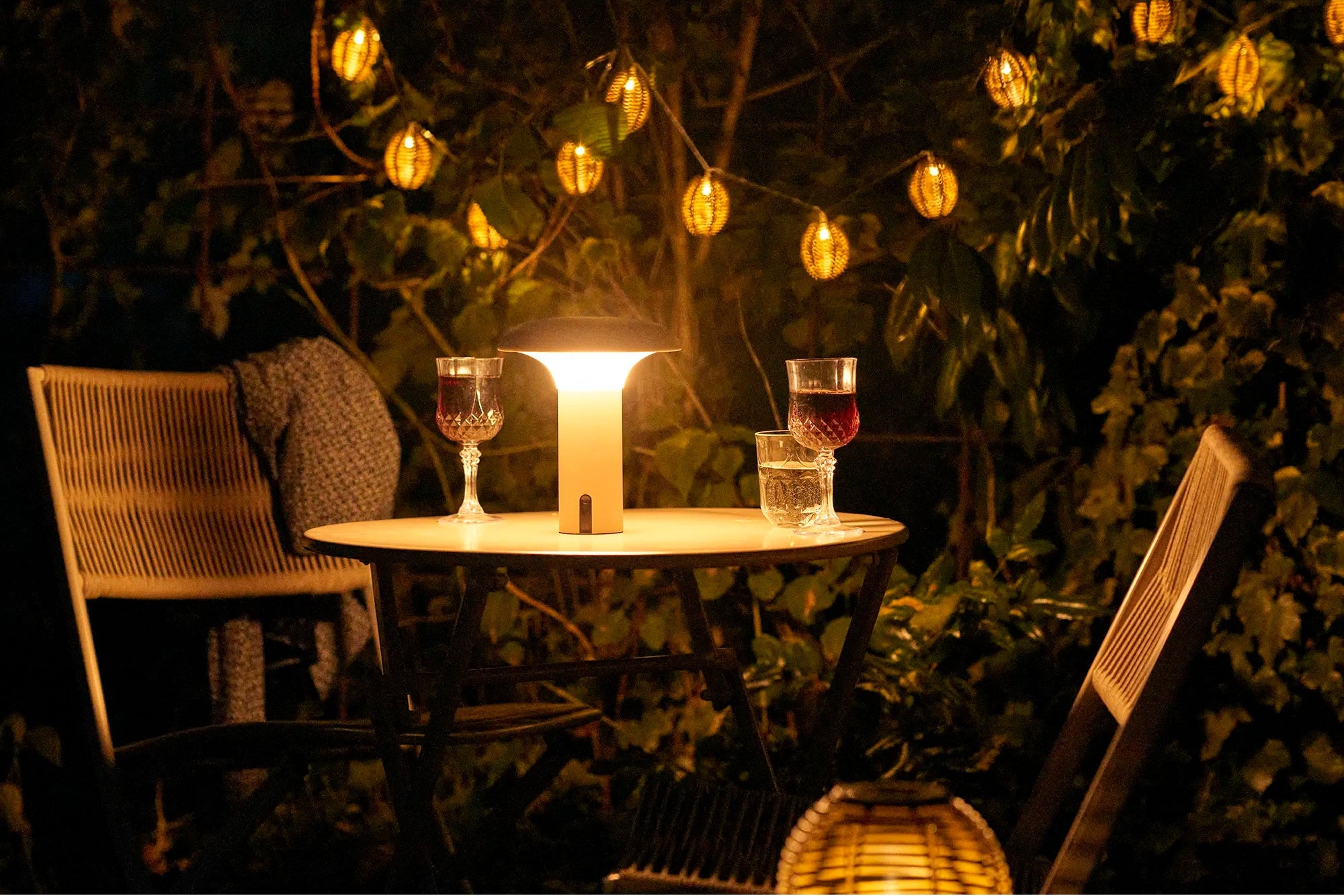 Garden Table Lamp "Norvara" – Weatherproof for Balcony & Outdoor Area