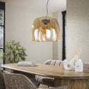 Pendant Light Avernis – Large lampshade in the variants amber, copper and chrome