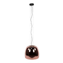 Pendant Light Avernis – Large lampshade in the variants amber, copper and chrome