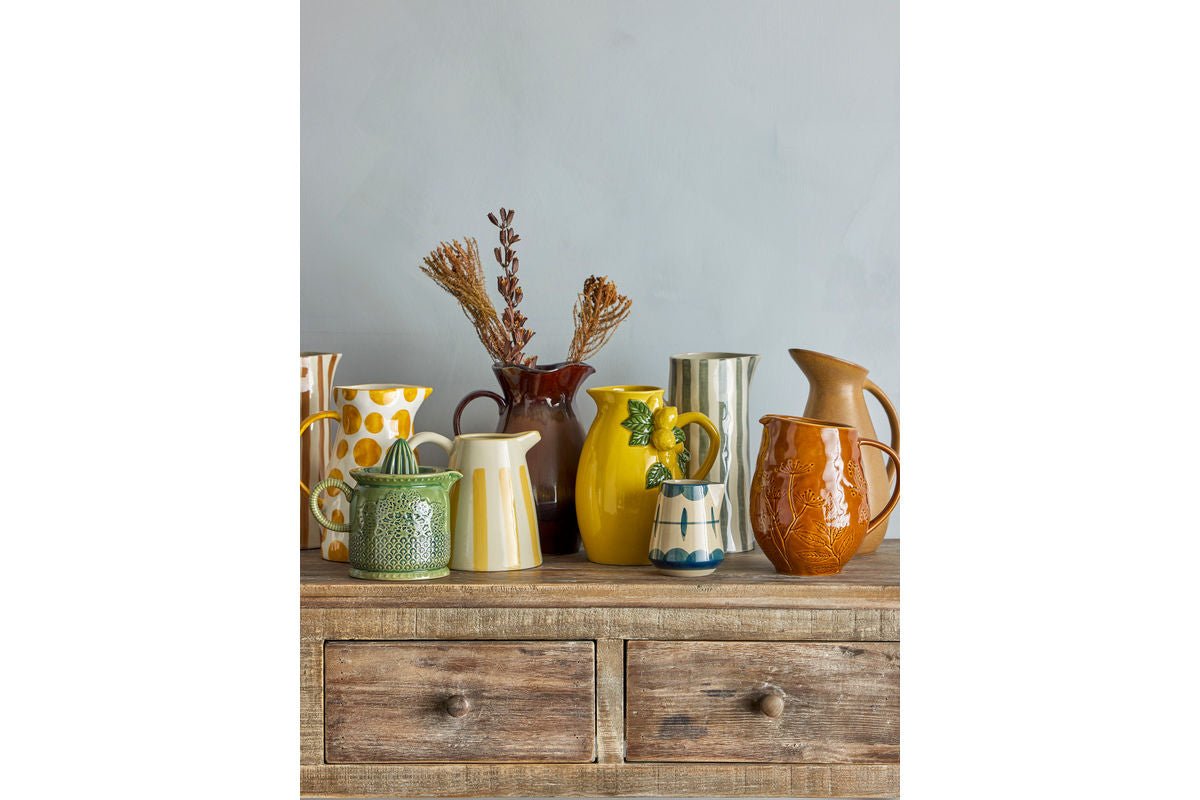 Krug Soleka – Stoneware with Lemon Decor