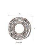 Aluno mirror – made of rattan in Brown