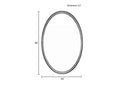 Miroir Matz rond – en fer en bronze
