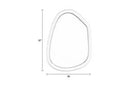 Mirror Freja small – made of mango wood in White