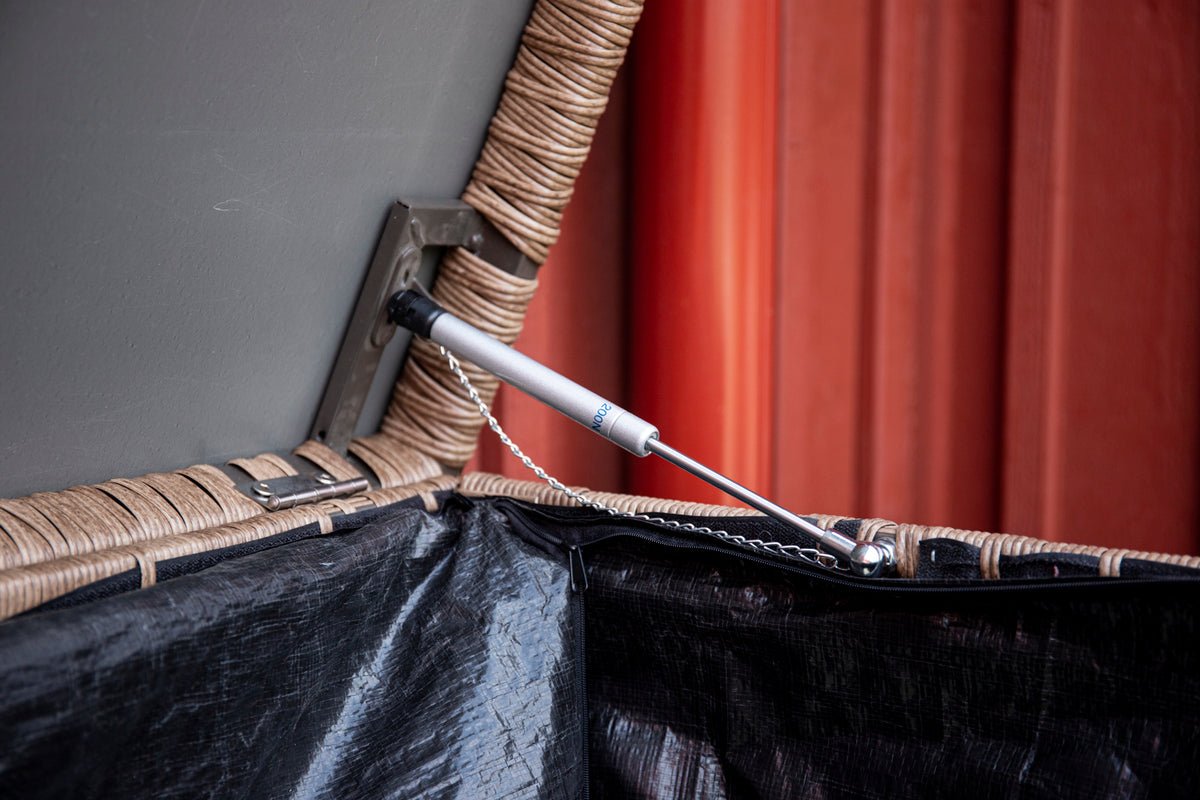 Garden Cushion Box Brisbane - Available in Gray, Black, and Natural