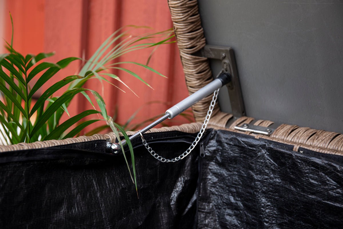 Garden Cushion Box Brisbane - Available in Gray, Black, and Natural